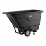 Lavex 0.5 Cubic Yard Black Heavy-Duty Tilt Truck / Trash Cart (850 lb. Capacity) Lavex 0.5 Cubic Yard Black Heavy-Duty Tilt Truck / Trash Cart (850 lb. Capacity)