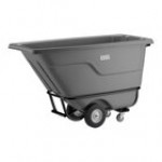 Lavex 0.5 Cubic Yard Black Heavy-Duty Tilt Truck / Trash Cart (850 lb. Capacity) Lavex 0.5 Cubic Yard Black Heavy-Duty Tilt Truck / Trash Cart (850 lb. Capacity)