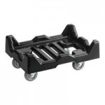12 Qt. Black Rectangular Milk Crate - 19