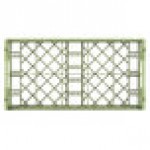 Vollrath 52806 Signature Half-Size Light Green 10 Compartment 4 1/8