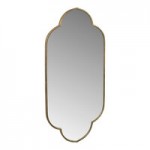 Kalalou 3-Piece Organic Shape Brass Framed Mirrors Set Kalalou 3-Piece Organic Shape Brass Framed Mirrors Set