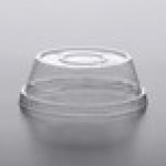 Dome PET Lid without Hole for Parfait Cups - 100/Pack