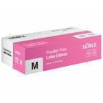 Noble Powder-Free Disposable Latex 4.5 Mil Thick for Foodservice - Medium - 100/Box