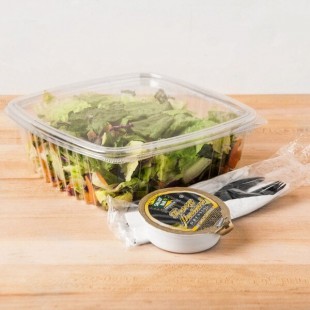 Genpak 48 oz. Clear Hinged Deli Container - 200/Case Genpak 48 oz. Clear Hinged Deli Container - 200/Case