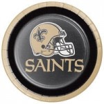 Creative Converting 343958 New Orleans Saints 2-Ply Beverage Napkin - 192/Case Creative Converting 343958 New Orleans Saints 2-Ply Beverage Napkin - 192/Case