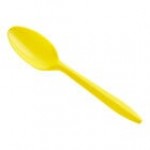 Choice Assorted Colors Medium Heavy Weight Polypropylene Plastic Teaspoon - 1,000/Case Choice Assorted Colors Medium Heavy Weight Polypropylene Plastic Teaspoon - 1,000/Case