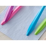 Choice Assorted Colors Medium Heavy Weight Polypropylene Plastic Teaspoon - 1,000/Case Choice Assorted Colors Medium Heavy Weight Polypropylene Plastic Teaspoon - 1,000/Case