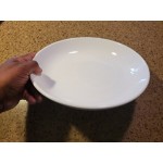 Libbey Porcelana 30 oz. Bright White Porcelain Low Bowl - Sample Libbey Porcelana 30 oz. Bright White Porcelain Low Bowl - Sample