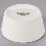Libbey Farmhouse 2.5 oz. Round Cream Porcelain Sauce Bowl - Sample
