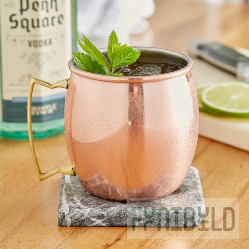 Acopa Alchemy 18 oz. Copper Moscow Mule Mug - Sample