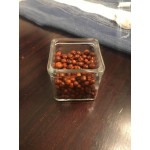 American Metalcraft 24 oz. Square Glass Condiment Jar - 8/Case