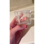 American Metalcraft 24 oz. Square Glass Condiment Jar - 8/Case