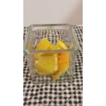 American Metalcraft 24 oz. Square Glass Condiment Jar - 8/Case