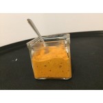 American Metalcraft 24 oz. Square Glass Condiment Jar - 8/Case