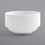 Front of the House Monaco 4 oz. Bright White Round Divided Porcelain Ramekin / Dish - 12/Case Front of the House Monaco 4 oz. Bright White Round Divided Porcelain Ramekin / Dish - 12/Case