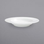 Front of the House Monaco 4 oz. Bright White Round Divided Porcelain Ramekin / Dish - 12/Case Front of the House Monaco 4 oz. Bright White Round Divided Porcelain Ramekin / Dish - 12/Case