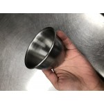 American Metalcraft B34 3.75 oz. Stainless Steel Round Sauce Cup - 12/Case American Metalcraft B34 3.75 oz. Stainless Steel Round Sauce Cup - 12/Case