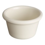 Acopa 1.5 oz. Bone White Smooth Melamine Ramekin - 12/Case Acopa 1.5 oz. Bone White Smooth Melamine Ramekin - 12/Case
