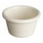 Acopa 1.5 oz. Bone White Smooth Melamine Ramekin - 12/Case Acopa 1.5 oz. Bone White Smooth Melamine Ramekin - 12/Case