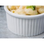 Acopa 5 oz. Bright White Fluted Porcelain Ramekin - 48/Case Acopa 5 oz. Bright White Fluted Porcelain Ramekin - 48/Case