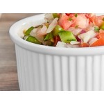 Acopa 5 oz. Bright White Fluted Porcelain Ramekin - 48/Case Acopa 5 oz. Bright White Fluted Porcelain Ramekin - 48/Case