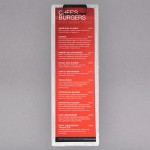 Menu Solutions WDCLIP-BD White Wash 4 1/4 Menu Solutions WDCLIP-BD White Wash 4 1/4