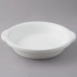 Tuxton BWN-2003 20 oz. White Round China Au Gratin Dish - 12/Case Tuxton BWN-2003 20 oz. White Round China Au Gratin Dish - 12/Case