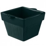 TableCraft CW1494HGN 24 Qt. Hunter Green Cast Aluminum Square Bowl