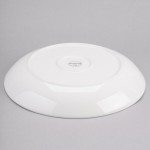Reserve by Libbey 987659310 Silk 109 oz. Round Royal Rideau White Porcelain Coupe Serving Bowl - 6/Case