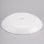 Reserve by Libbey 987659310 Silk 109 oz. Round Royal Rideau White Porcelain Coupe Serving Bowl - 6/Case