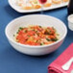 Tuxton BPB-5203 1.6 Qt. Porcelain White China Menudo / Pasta / Salad Bowl - 12/Case Tuxton BPB-5203 1.6 Qt. Porcelain White China Menudo / Pasta / Salad Bowl - 12/Case