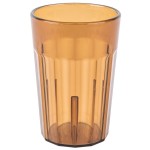 Cambro Newport NT5153 6.4 oz. Amber Customizable SAN Plastic Tumbler - 36/Case Cambro Newport NT5153 6.4 oz. Amber Customizable SAN Plastic Tumbler - 36/Case
