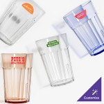 Cambro Newport NT5153 6.4 oz. Amber Customizable SAN Plastic Tumbler - 36/Case Cambro Newport NT5153 6.4 oz. Amber Customizable SAN Plastic Tumbler - 36/Case