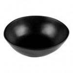 Elite Global Solutions Tenaya 56 oz. Black Round Melamine Bowl - 6/Case