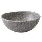 Elite Global Solutions Tenaya 56 oz. Black Round Melamine Bowl - 6/Case