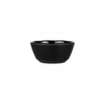 Elite Global Solutions Tenaya 56 oz. Black Round Melamine Bowl - 6/Case