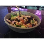 Elite Global Solutions Tenaya 56 oz. Black Round Melamine Bowl - 6/Case
