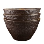 Elite Global Solutions M10578R-SEQ Sequoia 4.2 Qt. Round Wood Grain Melamine Serving Bowl