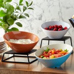 G.E.T. B-788-PK Diamond Harvest 16 oz. Pumpkin Slanted Melamine Catering Bowl G.E.T. B-788-PK Diamond Harvest 16 oz. Pumpkin Slanted Melamine Catering Bowl