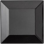 Acopa Rittenhouse 215 oz. Square Black Melamine Bowl - 6/Case
