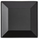 Acopa Rittenhouse 215 oz. Square Black Melamine Bowl - 6/Case