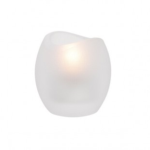 Hollowick 6701SC Pixel Satin Crystal Glass Tealight