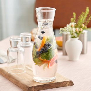 Libbey 13173021 33.875 oz. Customizable Glass Carafe - 12/Case