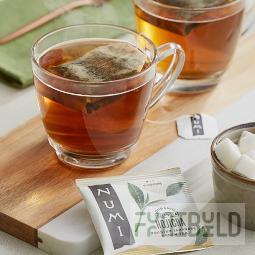 Numi Organic Hojicha Tea Bags - 96/Case