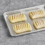 Bridor Ready to Bake Spinach and Feta Bistro 3.88 oz. - 36/Case