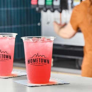 Hometown Provisions Pink Lemonade Syrup 5 Gallon Bag in Box