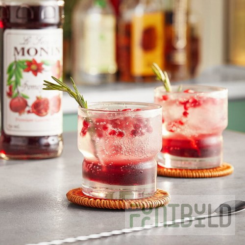 Monin Premium Pomegranate Flavoring / Fruit Syrup 750 mL