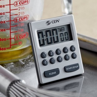CDN TM30 Direct Entry 2-Alarm Digital 10 Hour Kitchen Timer