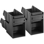 Choice Black 2-Tier Self-Serve Organizer Set with 4 Bins and 2 Label Sheets Choice Black 2-Tier Self-Serve Organizer Set with 4 Bins and 2 Label Sheets