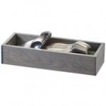 Cal-Mil 3819-87 Cinderwood 2-Compartment Flatware Organizer